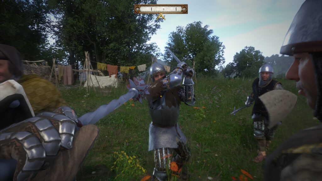Dlaczego Kingdom Come Deliverance jest tak wyjątkowe? 5 Kingdom Come Deliverance, walka z kilkoma przeciwnikami, walka rycerska,