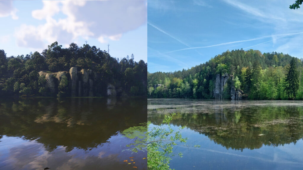 No, ale świat to jest piękny. Kto zgadnie, który obrazek jest prawdziwy? Czeski raj. Kingdom Come: Deliverance 2, KCD 2, Kingdom Come: Deliverance II, KCD II, czeska gra o średniowieczu