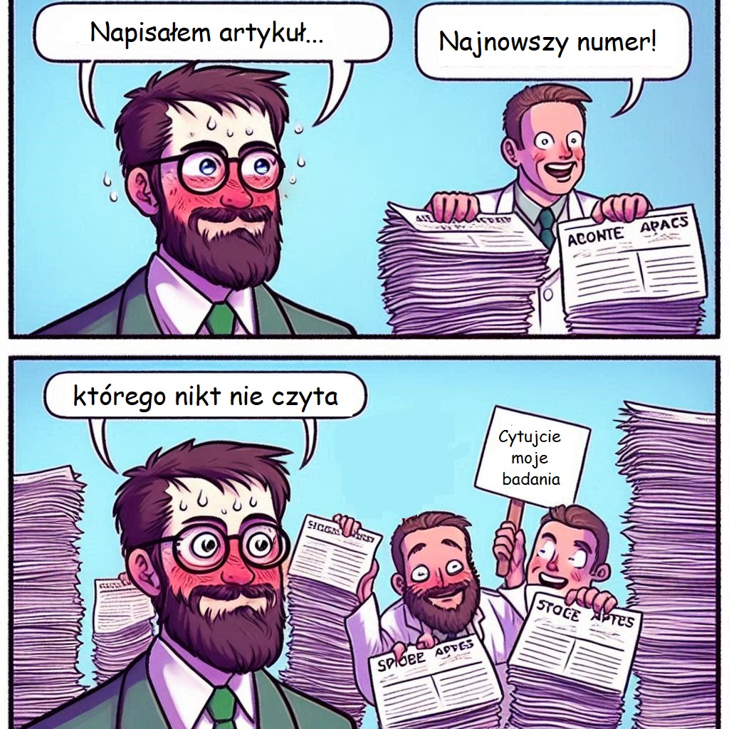 Mem naukowy, nieczytane artykuły, dlaczego nikt nie czyta moich atykułów, humanistyka cyfrowa, 